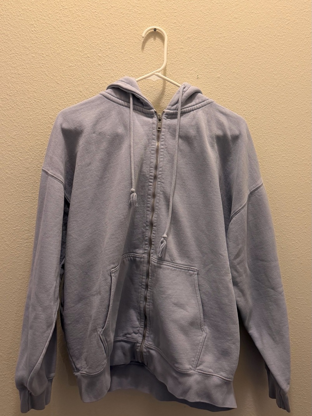Brandy Melville Periwinkle Christy Full-Zip Hoodie